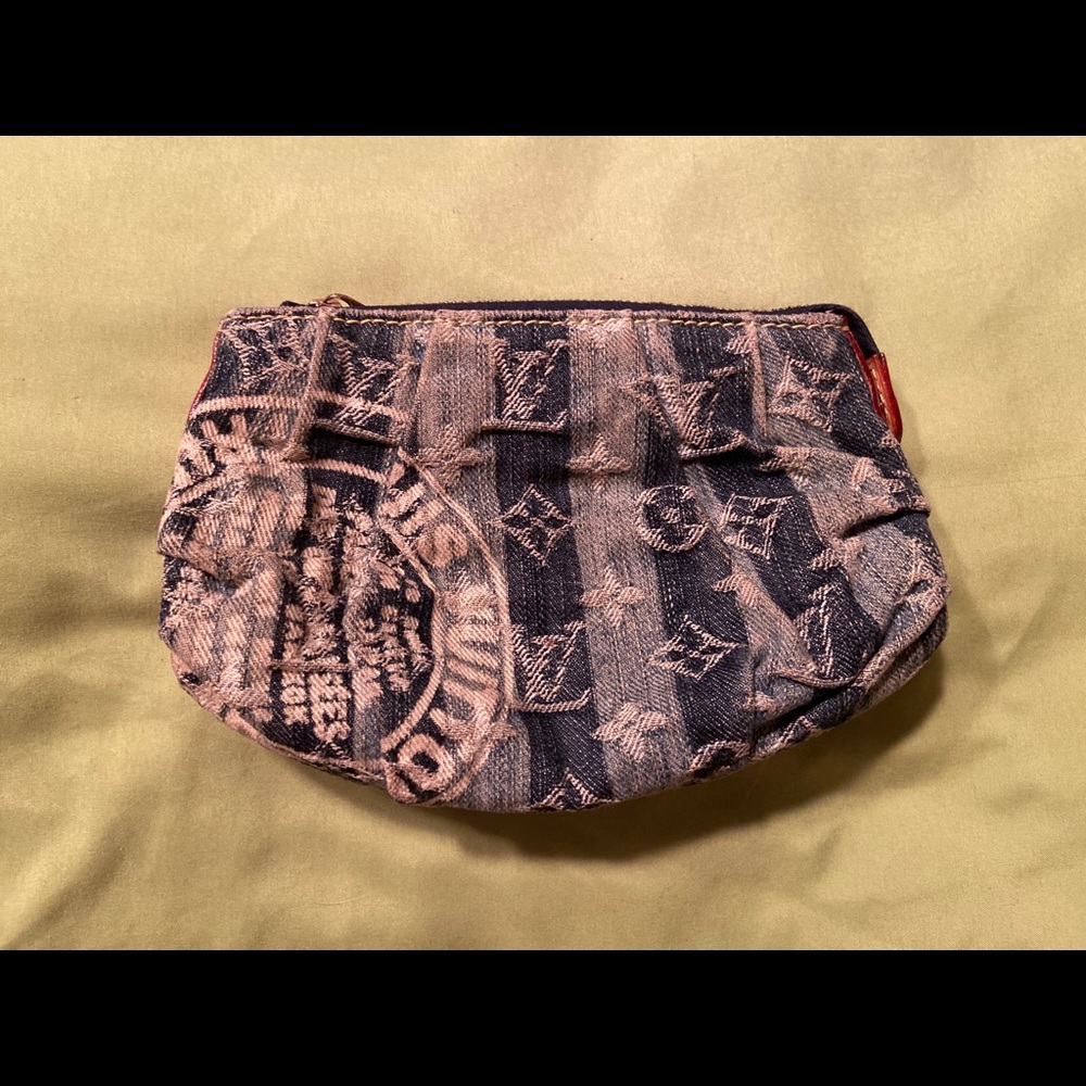 Louis Vuitton denim pouch